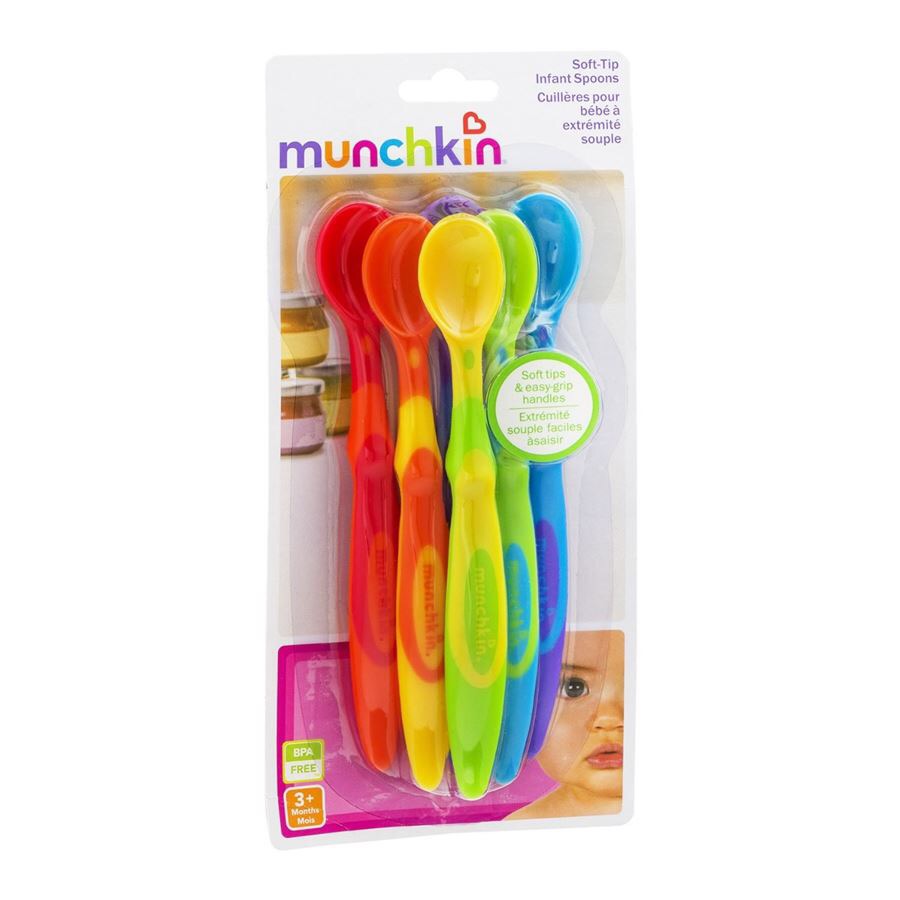 Munchkin Soft-Tip Infant Spoons - 6pk
