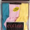 GOLM 0770392 Cotton Casuals Girls Cuffed Anklets Assorted 3 Pack - Image 3